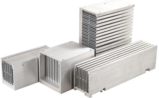 CNC Machining Extruded Aluminium Die Castings Heat Sink T3-T8 Temper