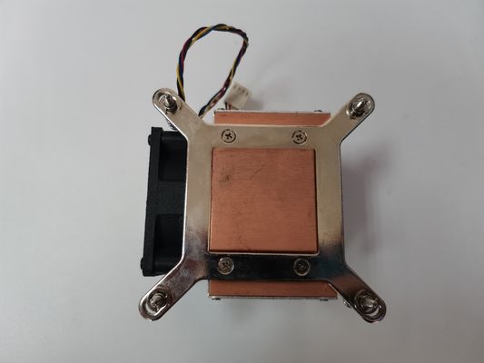 C1100 Strips Square Heat Sink With Round Fan Cooper Base