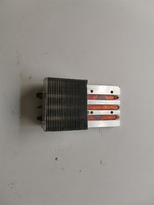 Industrial Extruded Square Shape Aluminum Heatsink With Cooper  Tubes