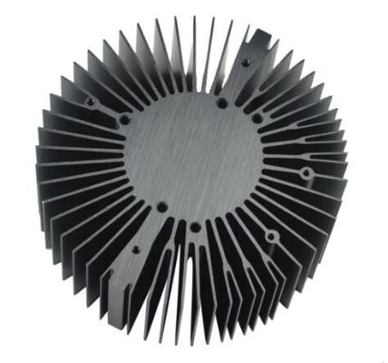 Customized Extruded Round Sunflower Radiator Aluminum Heatsink Profile Extrusion for LED Lighting