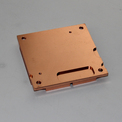 150*190mm Skiving Fin Copper Cuprum Heatsink , 50g Cold Forging Heatsink