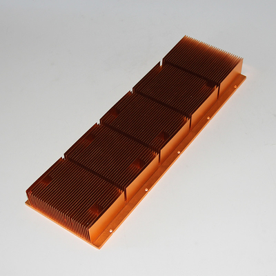 330Gram 0.4mm Copper Cooler Heatsink For Automotive / Computer CPU