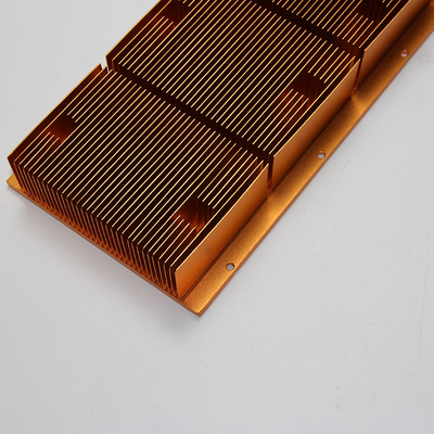 330Gram 0.4mm Copper Cooler Heatsink For Automotive / Computer CPU