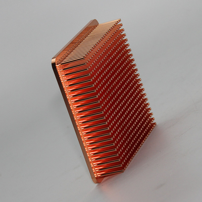 LF C1100 Strips Skived Fin Copper Pipe Heat Sink For Automotive