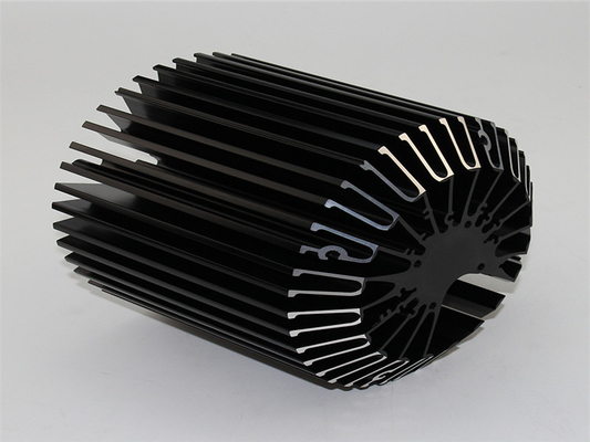 6082-T6 Aviation Industrial Aluminum Profiles , Electroplated Aluminum Extrusion Radiator