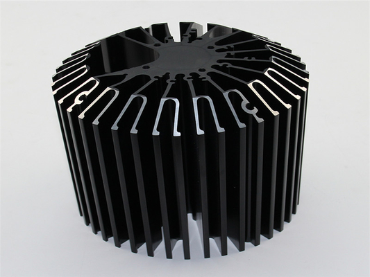 6082-T6 Aviation Industrial Aluminum Profiles , Electroplated Aluminum Extrusion Radiator