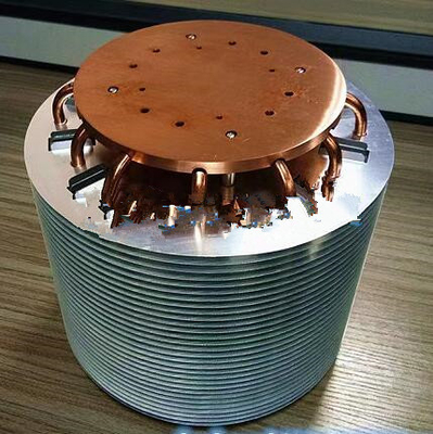 350w Copper Sintered Heatpipes Stage Light Heat Sink 210x180mm