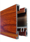 Anti-corrosion Grain Wood Extrusion Aluminum Profiles 6000 Series