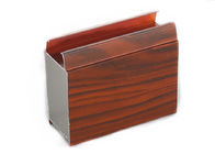 Wooden Grain Surface Aluminum Extruded Profiles 6063 T5 Alloy
