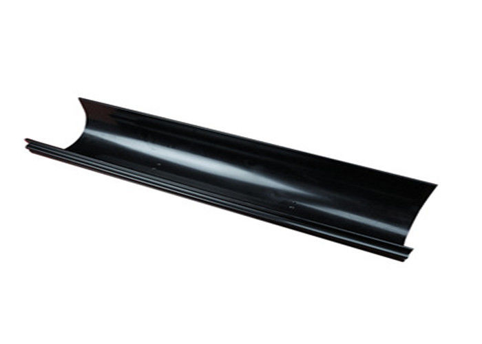 Long Black / Silver Anodize Aluminum Alloy Extruded Profiles Of LED Fluorescent Tube For Daylight &amp; Sunlight Lamp