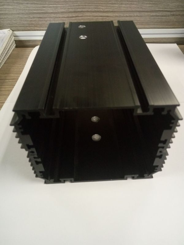 Black Anodizing Extruded Aluminum Enclosures Heatsink Electric Metal Boxes