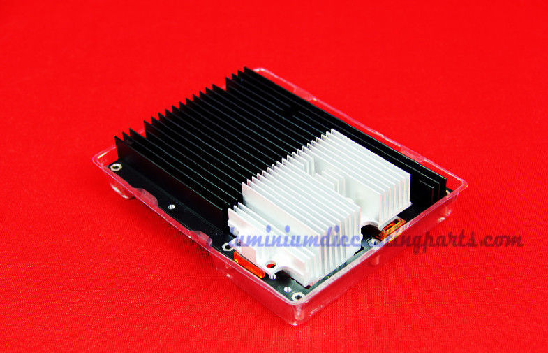 Silver Anodize Aluminum Extrusion Heat Sink For Computer CPU Cooling