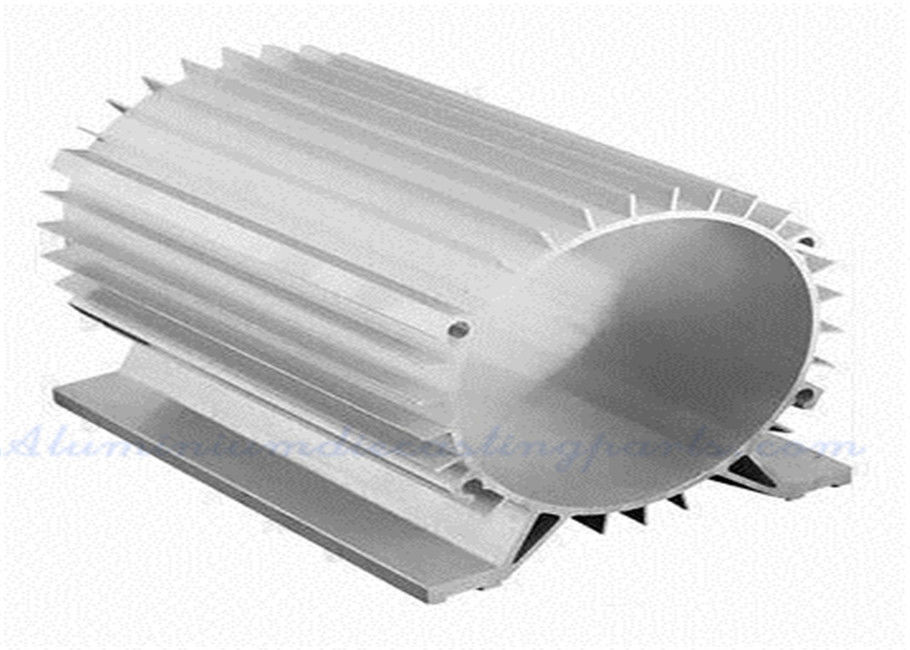Motor Cylinder Shell Extruded Aluminum Profiles , Mill Surface Treatment