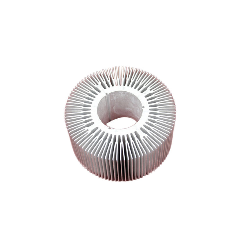 High Precision Round Aluminum Extruded Heat Sink For High Bay Light