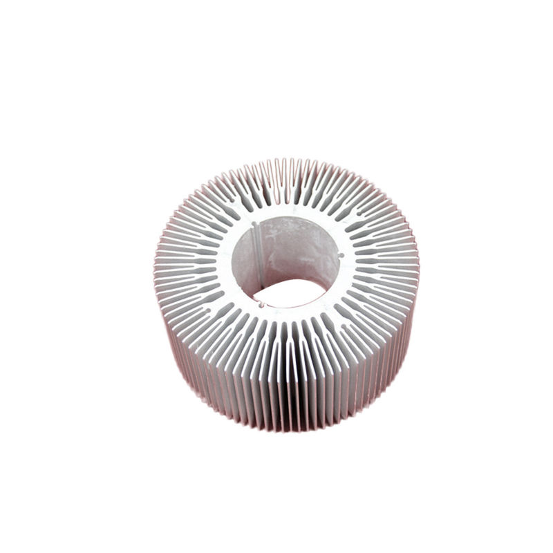 High Precision Round Aluminum Extruded Heat Sink For Bay Light