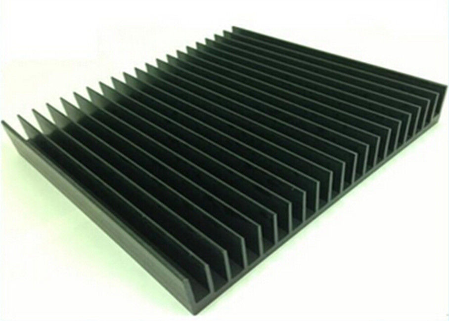 Black Anodizing Extruded Aluminum Heat Sinks Square 500V 800V