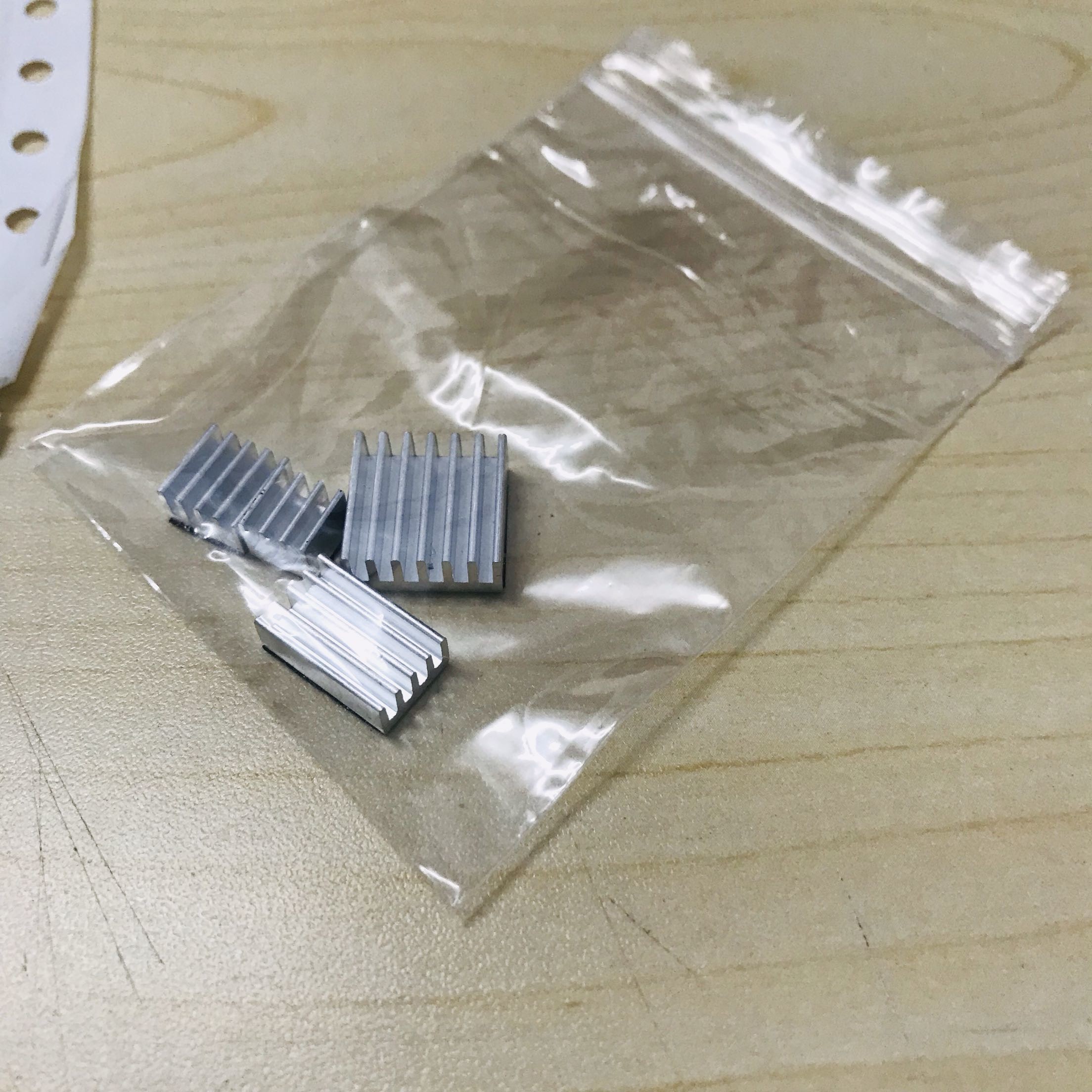 Raspberry Heatsink Pi 4B for PCB Aluminum Silver Heatsink 4 sets With