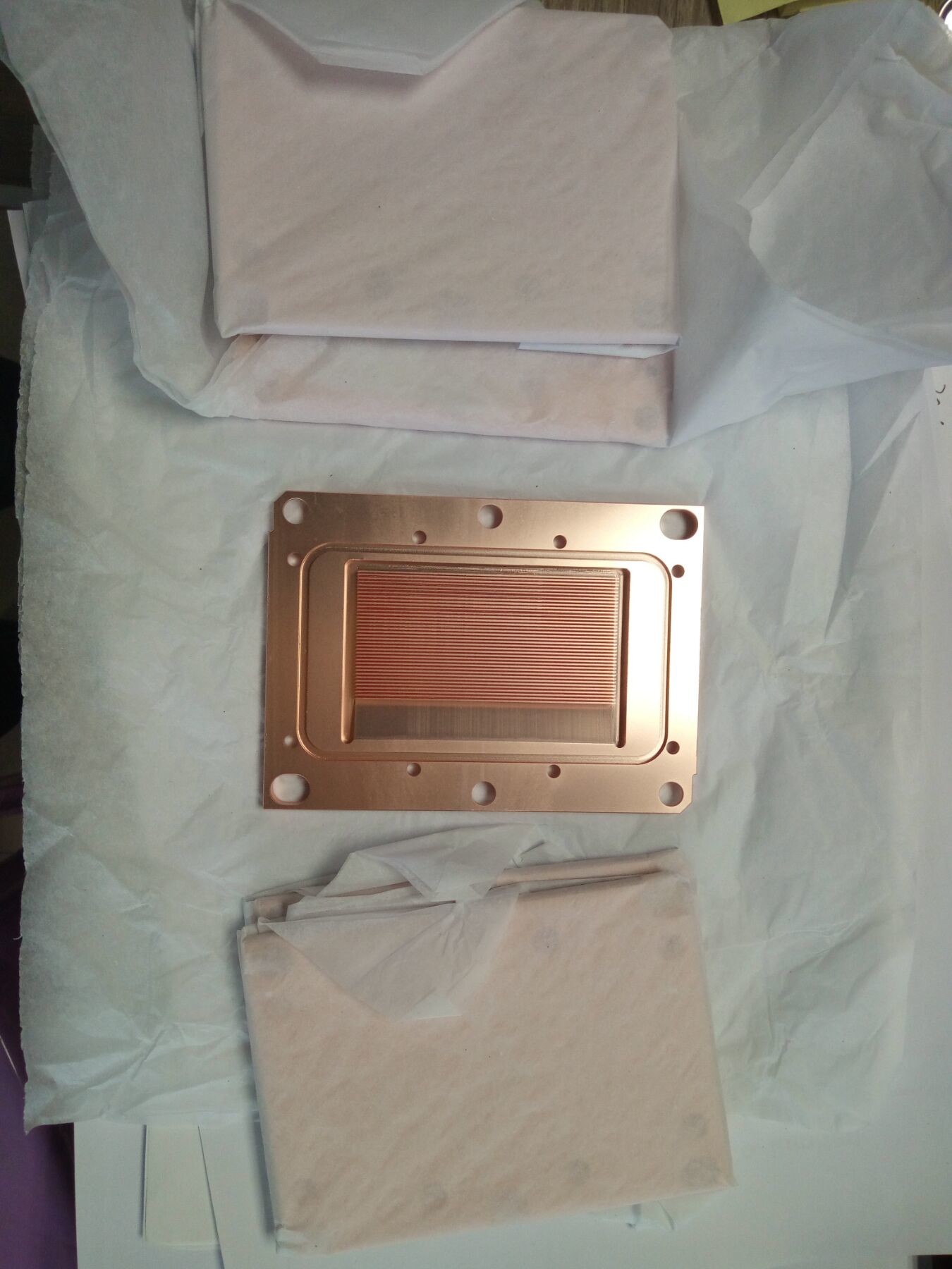 200W Customize Copper Pipe Heat Sink / High Density Copper Aluminum Fin