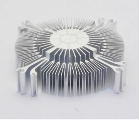 Sunflower Radiator Customized Extruded Round Sunflower Radiator Aluminum Heatsink Profile ...