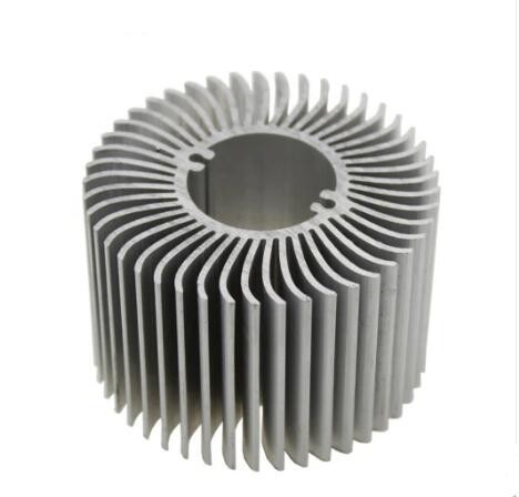 Sunflower Radiator Customized Extruded Round Sunflower Radiator Aluminum Heatsink Profile ...