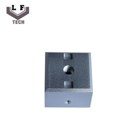 Clear anodizing Aluminum alloy CNC machining square fixed block for connector