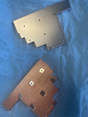 ISO9001 Approved Copper Skived Fin Heat Sink Pure Brazing Cooler For Industrial Computer