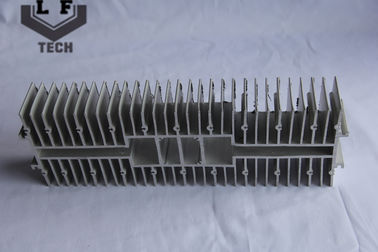 Double Layer Extruded Aluminum Heat Sink Customized AL6063 T5 Fin For Indurstrial