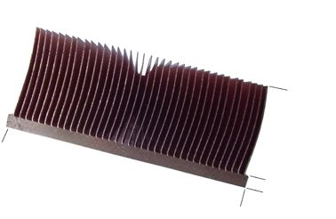 Customized Skiving Copper Pipe Heat Sink CNC Turning For Computer Mainboard