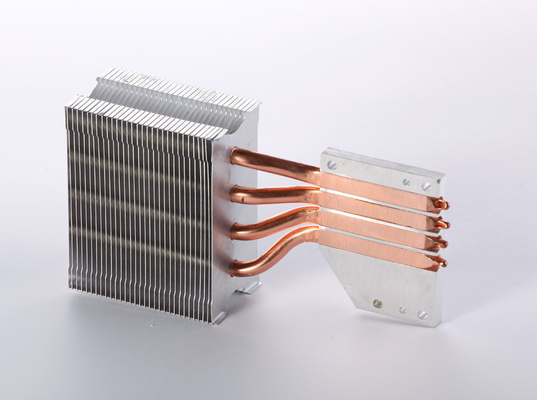 Computer / CPU Copper Tube Heat Sink With Anodizing / Passivation Finishing