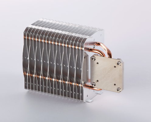 Automatic Tube Forming Machining Copper Pipe Heat Sink Aluminum Fin Copper CPU Heatsink