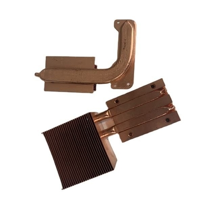 Extrusion Copper Heat Pipe Heatsink With 8mm Heat Pipe Diameter