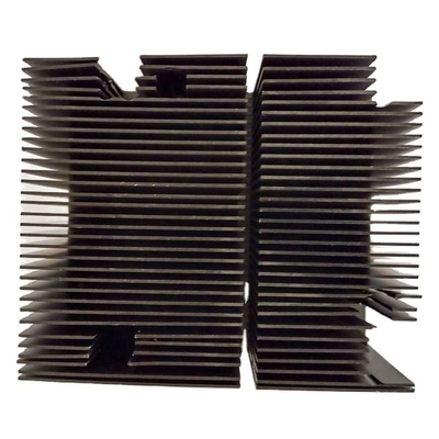 Black Anodized Extrusion Heat Sink Aluminum 6061/6060/6063 T1-T6 Material