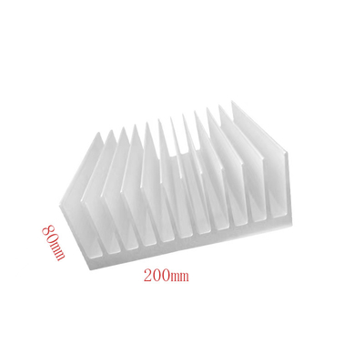 Industrial Cooling With Silver Aluminum Heat Sinks Lightweight High Durability