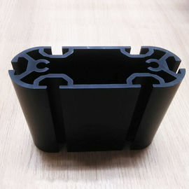 Black Hard Anodize Extruded Aluminum Pole For Electronic Device