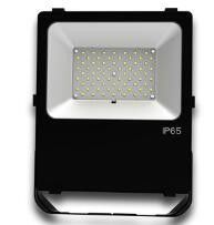 Black Aluminum Led Housing For Flood Light 10 W / 20 W / 30 W / 50 W