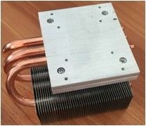 OEM Fin Copper Heat Sink Customized Copper Pipe HeatSink For Passivite Surface Mount Device