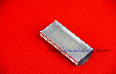Short Silver Anodize Aluminum Alloy Extruded Profiles Of LED Fluorescent Tube For Daylight & Sunlight Lamp
