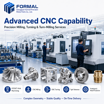 High Precision Custom Aluminum CNC Parts with 5-Axis Machining for Prototype to Mass Production