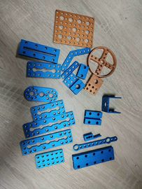 Aluminum Metal CNC Machining Drilling Brushed Hinge Process With Anodized Color