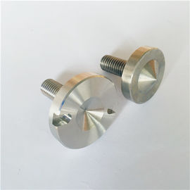 OEM Carbon Steel CNC Machined Parts / Components With Silver Anodize