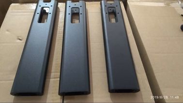 LED Corner Extruded Aluminum Enclosures Decorative Profile Drilling Holes Black Anodizing