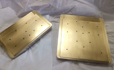 Mechanical CNC Machining Heat Plate Nickel Plating Machined Copper Sheet Panel Glod Plating