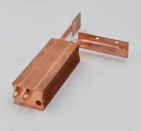 OEM Copper Skived Fin Heat Sink Copper Cu1100 For Projector /  Computer