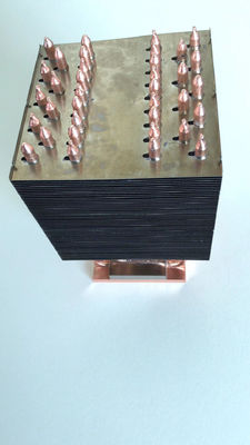 Passivation Copper Pipe Heat Sink 1000W For Television LED Light