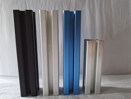 LF Extrusition Metal Heat Sink , Anodizing Blue External Heat Sink