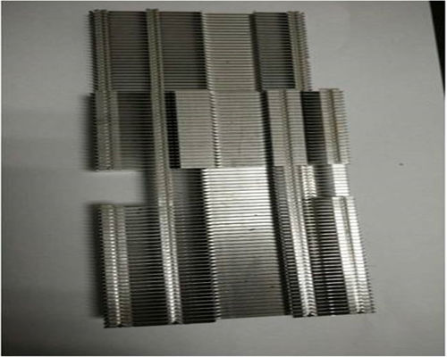 Zipper Fin Aluminum Heat Sink , CE 0.5kg Cpu Cooling Heatsink