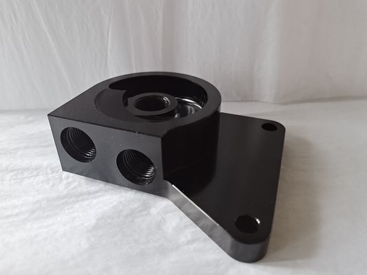 Black Anodized Cnc Machining Milling Parts , Stamping Cnc Milling Components