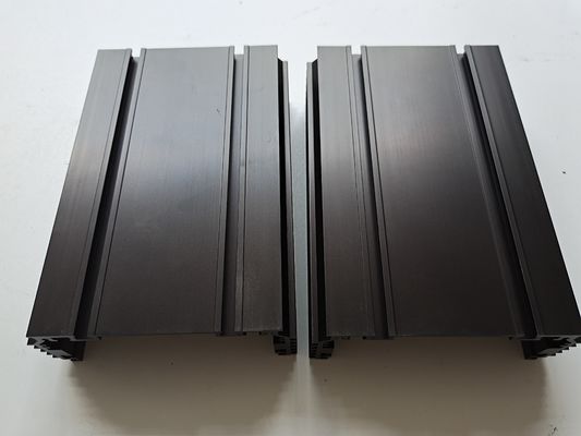 Passivation Anodizing Fin Led Extruded Aluminum Heatsink Black Color