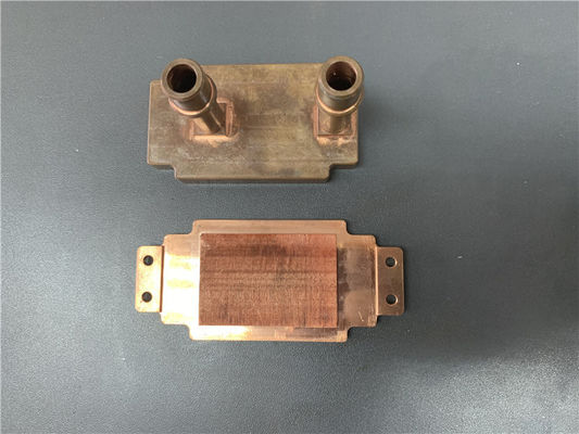 Welding Outfit Passivation Liquid Cold Plate Heat Sink With Connector