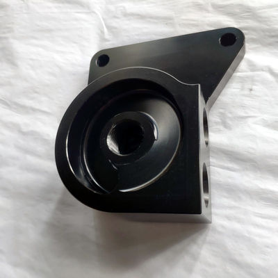 OEM CNC Machined Turning Aluminum Black Anodized Parts